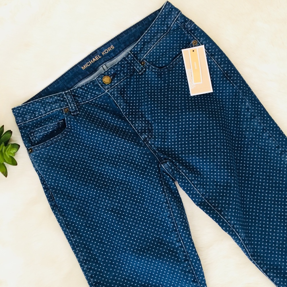 MICHAEL Michael Kors Skinny Jeans Indigo Size 8 - Picture 3 of 5